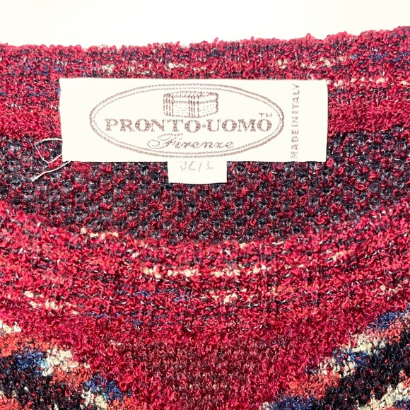 Vintage Pronto Uomo Firenze Sweater Made in Italy - Picture 2 of 2